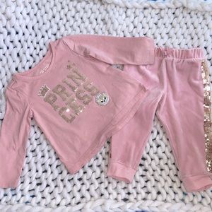 12-18m childrens place sweatpants w. shirt